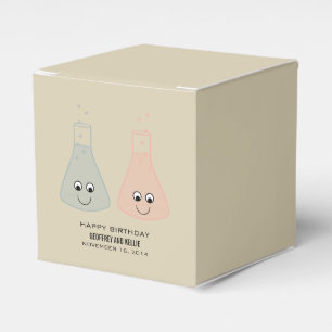 Cute Chemistry Birthday Favour Boxes