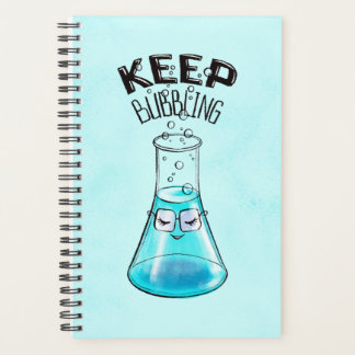 Cute Chemistry Funny Nerdy Lab Character Planner