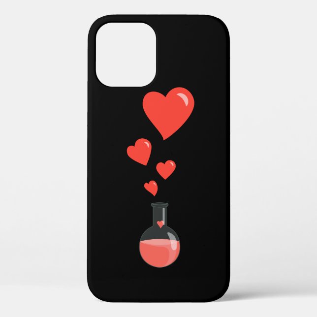 Cute Chemistry Love Potion Scientist Case-Mate iPhone Case (Back)