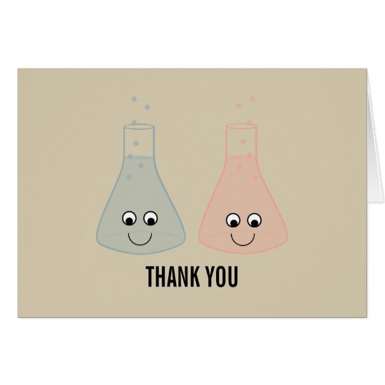 thank you letter to chemistry chemistry thank you card zazzle thank you letter to chemistry chemistry thank you card zazzle