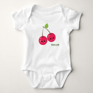 Cute Cherries Baby Bodysuit