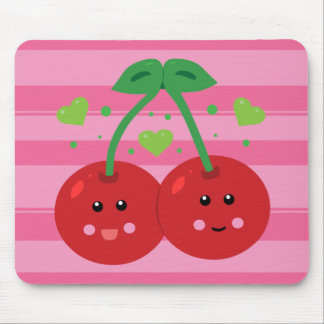 Cute Cherries Mouse Mat