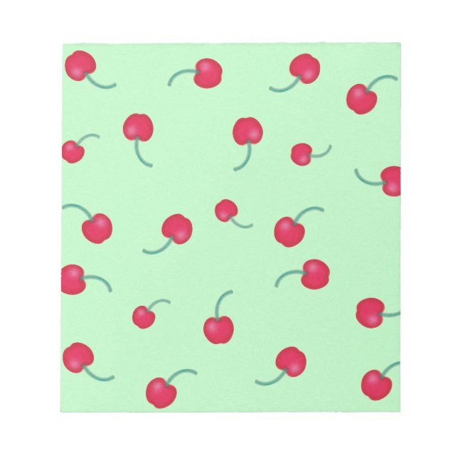 Cute Cherries Notepad (Front)
