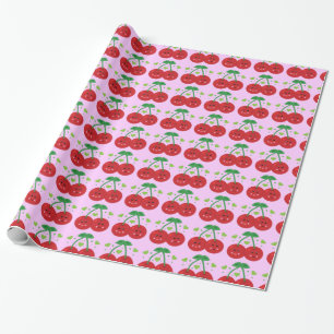 Cute Cherries Wrapping Paper