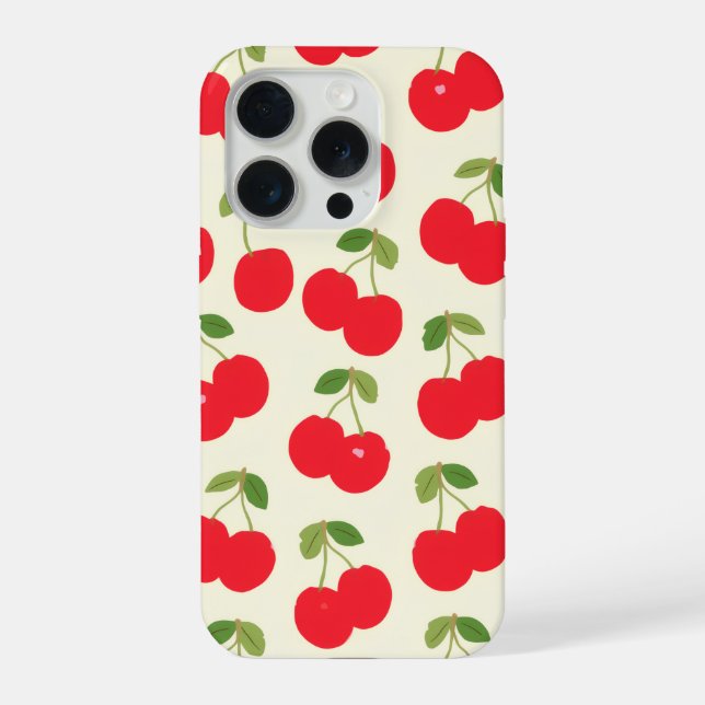 Cute Cherry Aesthetic Phone Case 🍒 (Back)