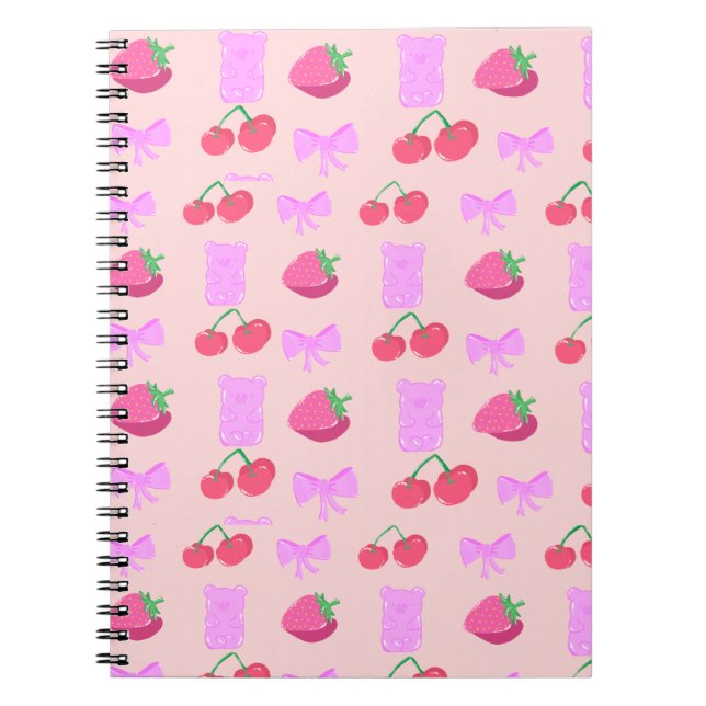 Cute cherry notebook (Front)