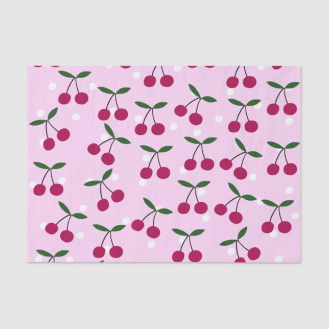 Cute Cherry Tissue Paper (Front)
