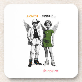Cute Cherub Angels  Hard plastic coaster