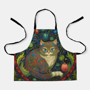 Cute Cheshire Cat art nouveau style Apron