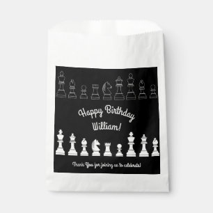 Cute Chess Board Games Kids Birthday Party Favour Bags