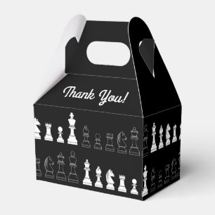 Cute Chess Board Games Kids Birthday Party Favour Box