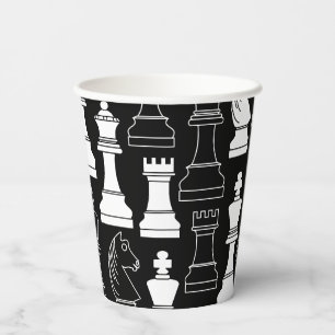 Cute Chess Board Games Kids Birthday Party Paper C Cups