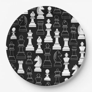 Cute Chess Board Games Kids Birthday Party Paper P Paper Plate