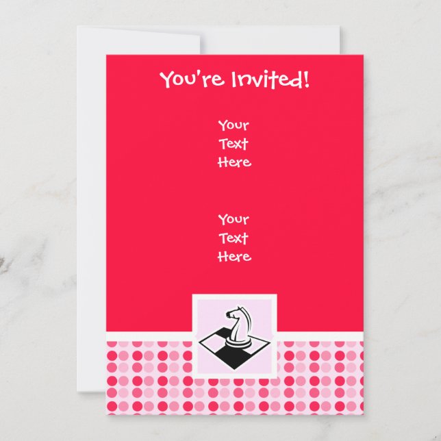 Cute Chess Invitation (Front)