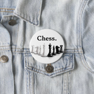Cute Chess Pieces 7.5 Cm Round Badge
