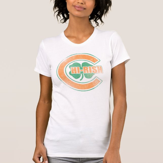 Cute Chi-rish Chicago Irish T-Shirt (Front)