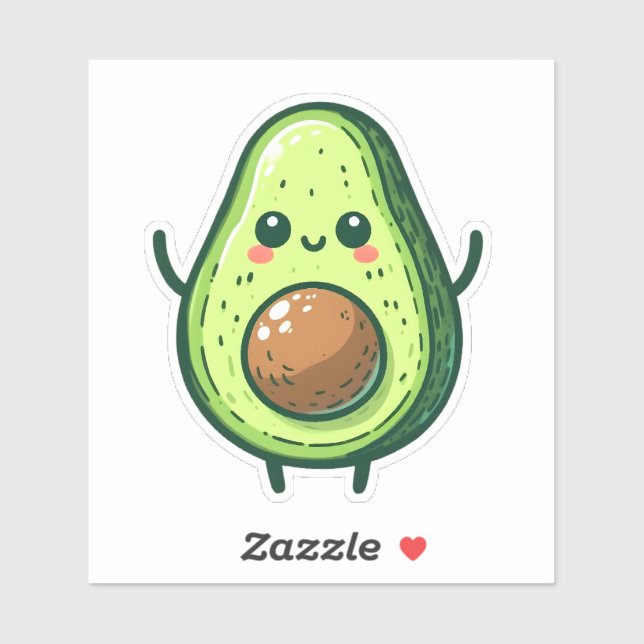 Cute Chibi Avocado (Sheet)