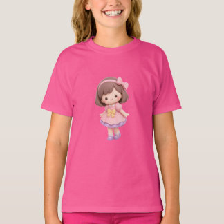 Cute Chibi Girl T-Shirt for Girls