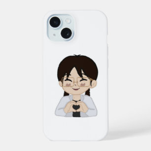 Cute Chibi Heart Hands iPhone Case