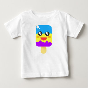 Cute Chibi Ice Lolly Popsicle Baby T-Shirt