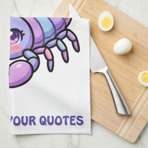 Cute Chibi Scorpio Zodiac Tea Towel