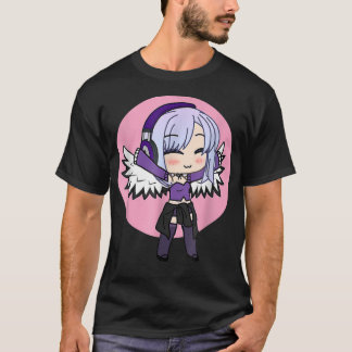 Cute Chibi Style Kawaii Anime Girl With Wings  T-Shirt
