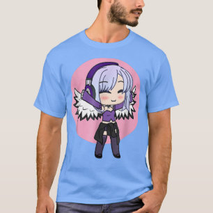 Cute Chibi Style Kawaii Anime Girl With Wings T-Shirt