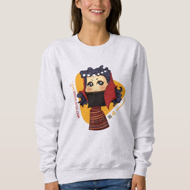 cute chibi  sweatshirt (Front)