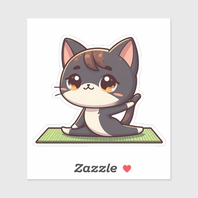 Cute Chibi Yoga Cat (Sheet)