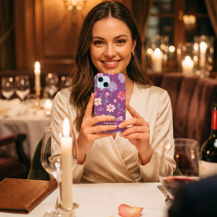 Cute Chic 1 Year Anniversary Gifts for Girlfriend iPhone 15 Case