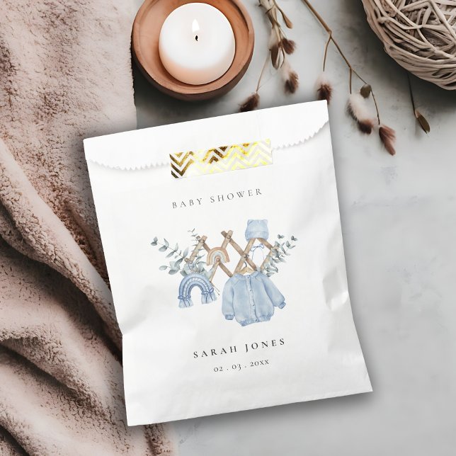 Cute Chic Boy Baby Clothes Essential Baby Shower Favour Bags (Creator Uploaded)