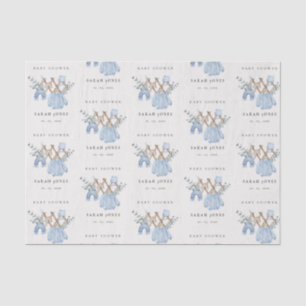 Cute Chic Boy Baby Clothes Essential Baby Shower Tissue Paper