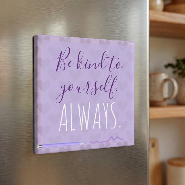 Cute Chic Pastel Lavender Motivational Magnet (Creator Uploaded)
