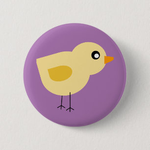 Cute Chick 6 Cm Round Badge