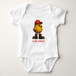 Cute Chick Baby Bodysuit