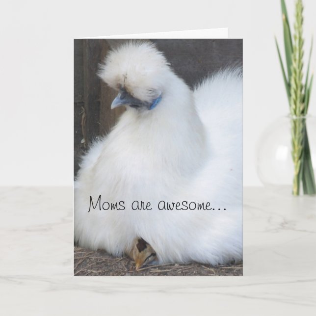 Cute chick/ chicken Mother's day card (Front)