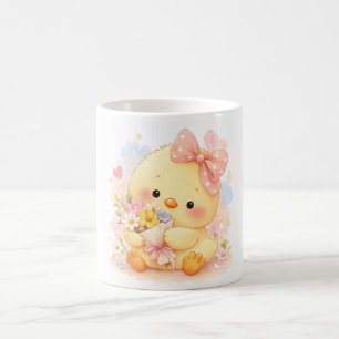 Cute Chick Flower Mug