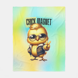 Cute Chick Magnet Funny Easter-54546 Fleece Blanket