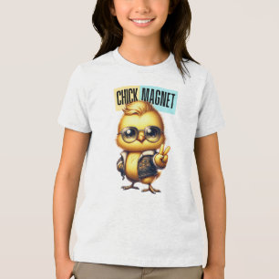 Cute Chick Magnet Funny Easter-54546 Tri-Blend Shirt