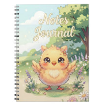 Cute Chick Notes Journal