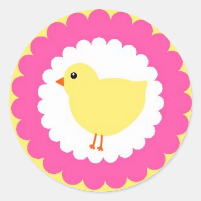 Cute chick sticker (Front)