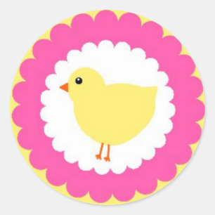 Cute chick sticker