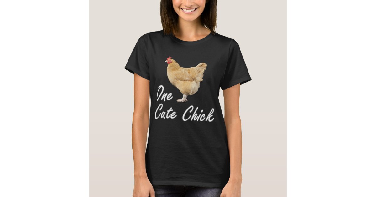 Cute Chick T-Shirt, Cute Chicken Shirt, Chickens T-Shirt | Zazzle.co.uk