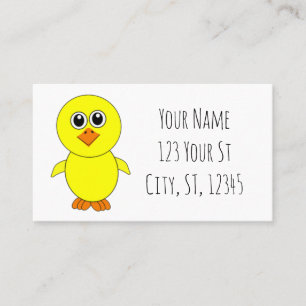 Cute Chick Thunder_Cove Business Card