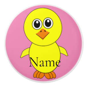 Cute Chick Thunder_Cove Ceramic Knob