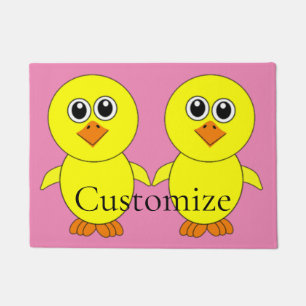 Cute Chick Thunder_Cove Doormat