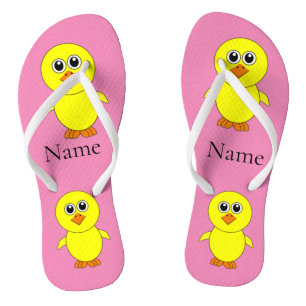 Cute Chick Thunder_Cove Flip Flops