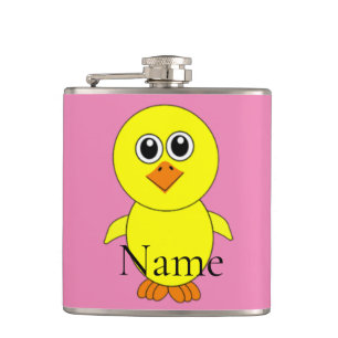 Cute Chick Thunder_Cove  Hip Flask