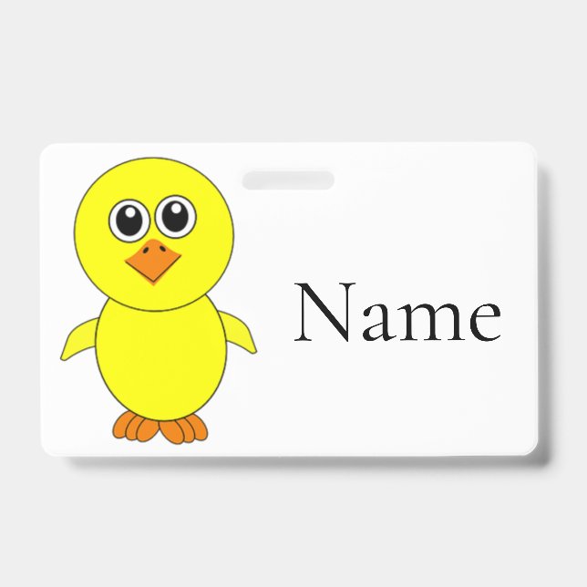 Cute Chick Thunder_Cove  ID Badge (Front)
