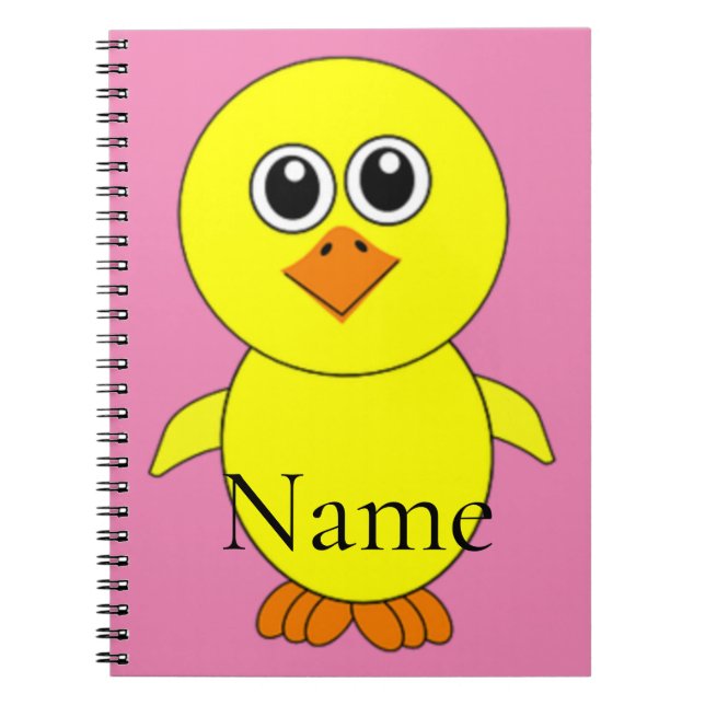 Cute Chick Thunder_Cove  Notebook (Front)
